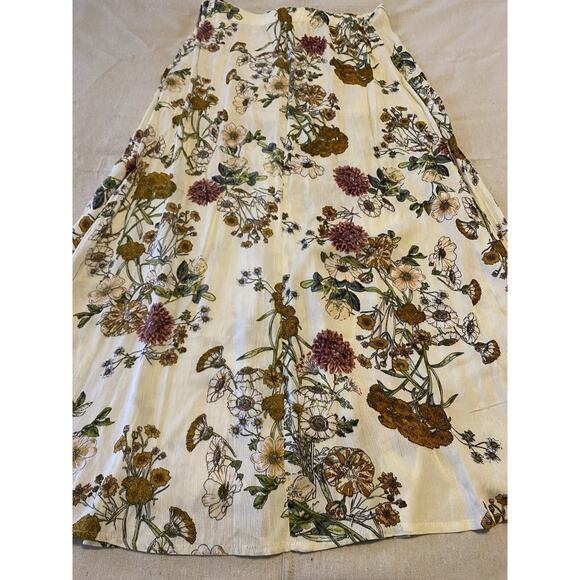 Davi & Dani Midi Skirt Womens Medium Sexy High Slit Flowing Cottage Core Skirt - Picture 7 of 16